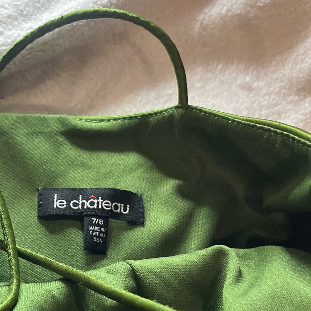 Le Chateau Formal Green Dress, Cocktail Dress, Prom, Size 7/8. - Picture 2 of 12